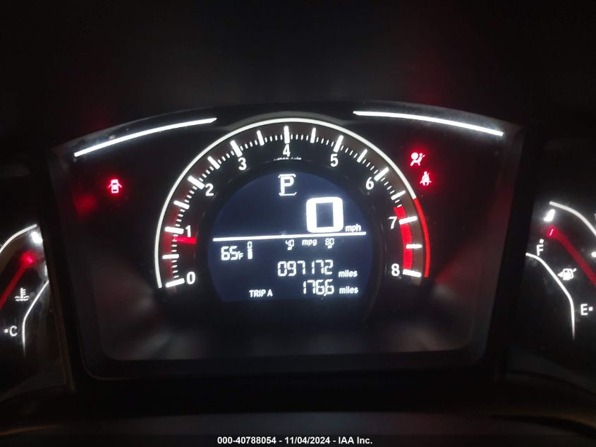 2018 Honda Civic Lx VIN: 19XFC2F5XJE011824 Lot: 40788054