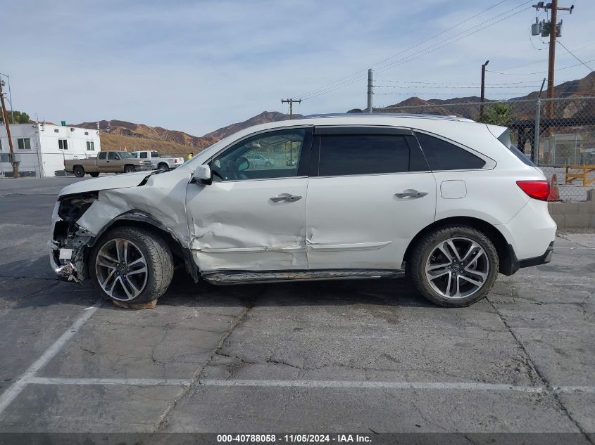 2018 Acura Mdx Advance Package VIN: 5J8YD4H83JL023945 Lot: 40788058