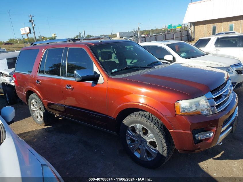 2015 Ford Expedition Platinum VIN: 1FMJU1MT9FEF39436 Lot: 40788074