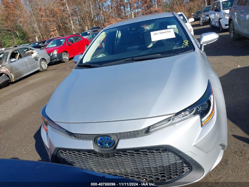 2022 Toyota Corolla Hybrid Le VIN: JTDEAMDEXNJ056531 Lot: 40788096