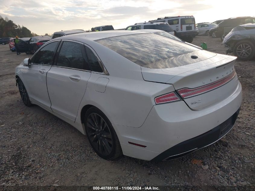 2017 Lincoln Mkz Select VIN: 3LN6L5C96HR614812 Lot: 40788115