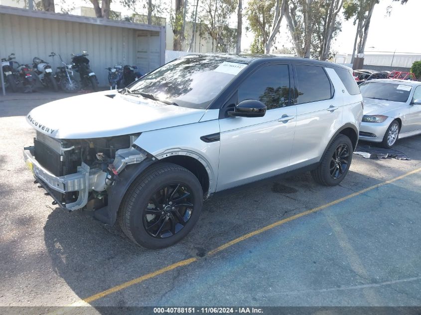 2018 Land Rover Discovery Sport Se VIN: SALCP2RXXJH748710 Lot: 40788151