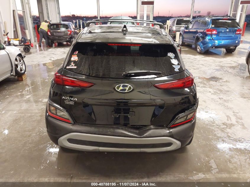 2022 Hyundai Kona Sel VIN: KM8K62AB4NU821746 Lot: 40788195