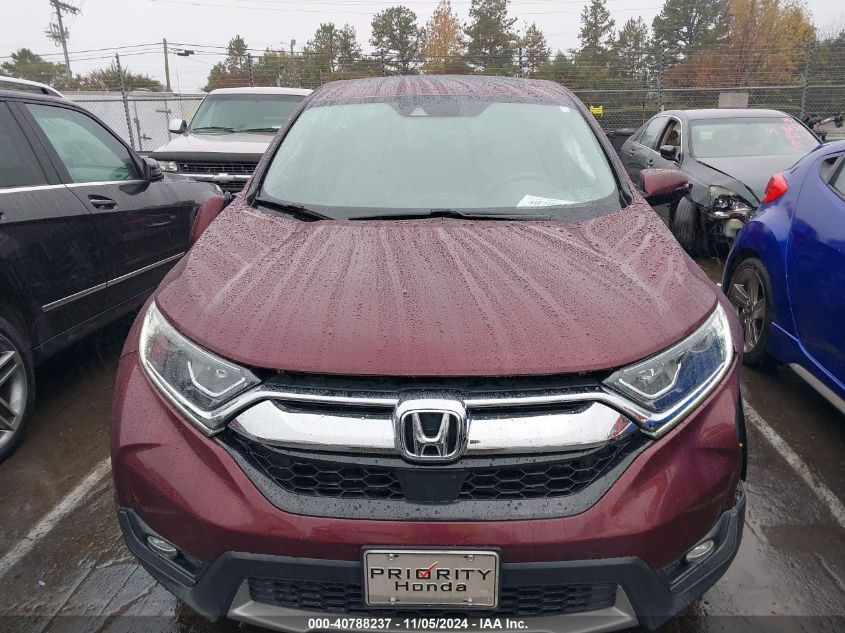 2017 Honda Cr-V Ex VIN: 2HKRW1H57HH502191 Lot: 40788237