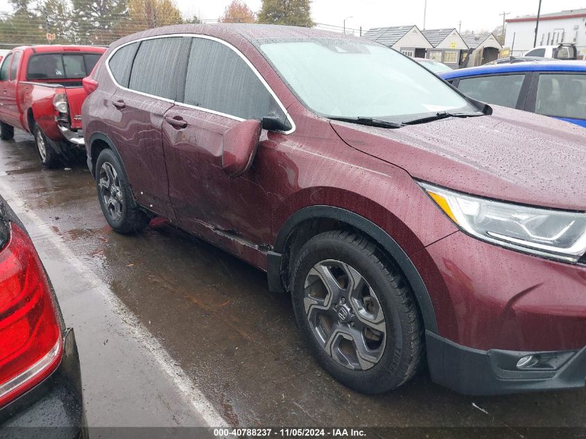 2017 Honda Cr-V Ex VIN: 2HKRW1H57HH502191 Lot: 40788237