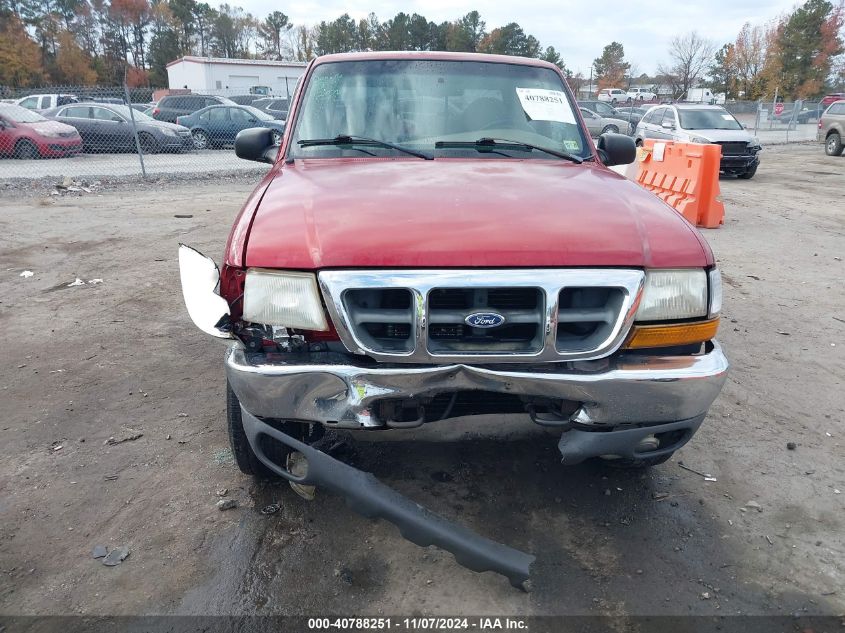 2000 Ford Ranger Xlt VIN: 1FTZR15X3YTA60499 Lot: 40788251