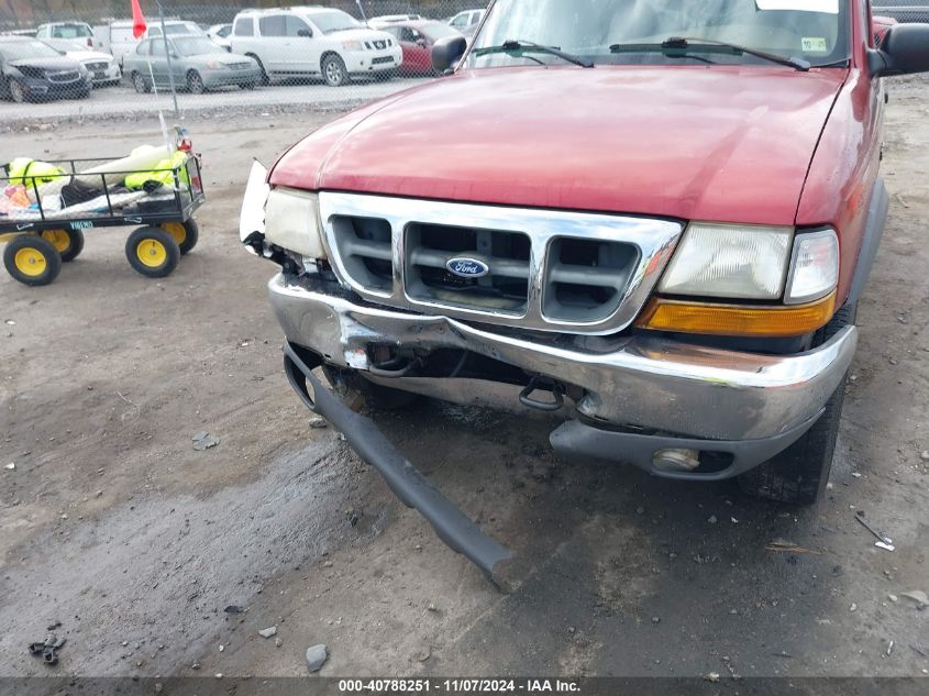 2000 Ford Ranger Xlt VIN: 1FTZR15X3YTA60499 Lot: 40788251