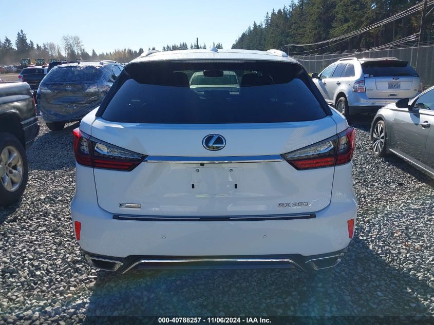 2017 Lexus Rx 350 VIN: 2T2BZMCA0HC127290 Lot: 40788257