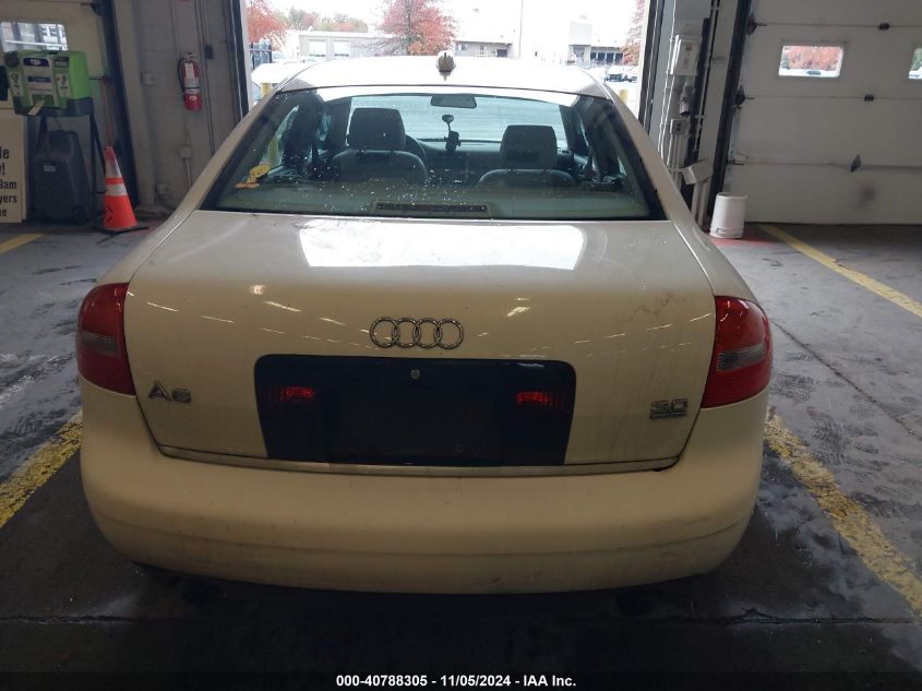 2004 Audi A6 3.0 VIN: WAULT64B94N038299 Lot: 40788305