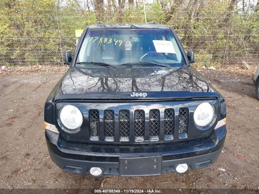 2017 Jeep Patriot High Altitude 4X4 VIN: 1C4NJRFB6HD135830 Lot: 40788349