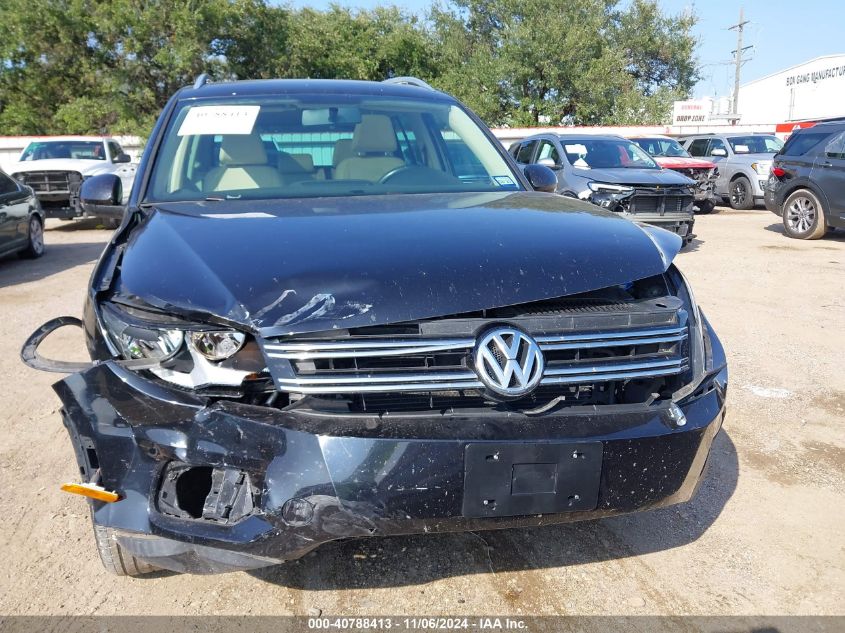 2015 Volkswagen Tiguan Se VIN: WVGAV7AX6FW608701 Lot: 40788413