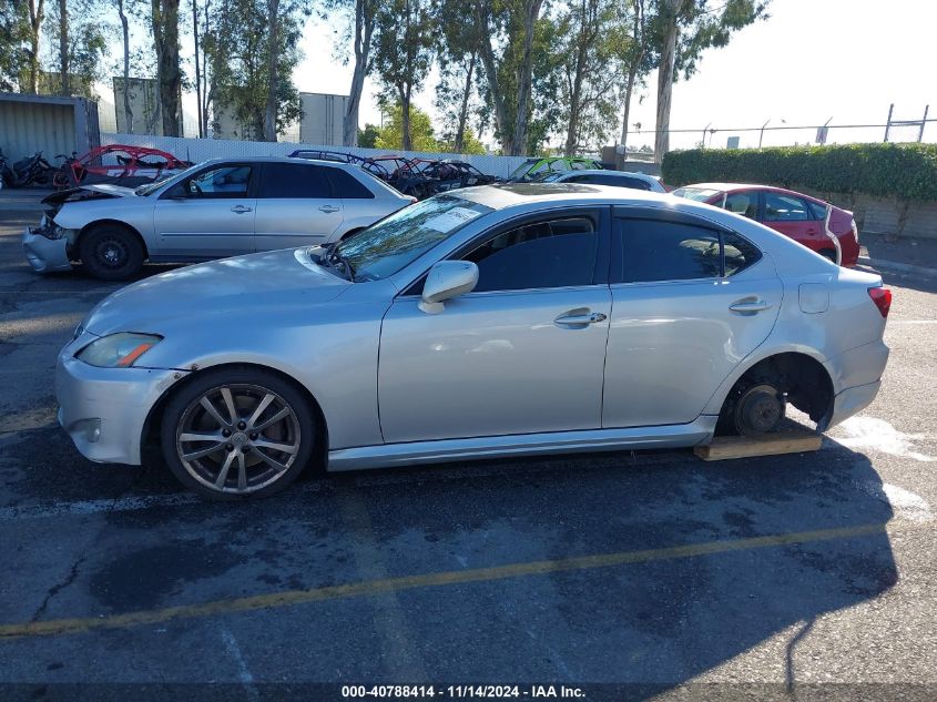 2008 Lexus Is 250 VIN: JTHBK262182059547 Lot: 40788414