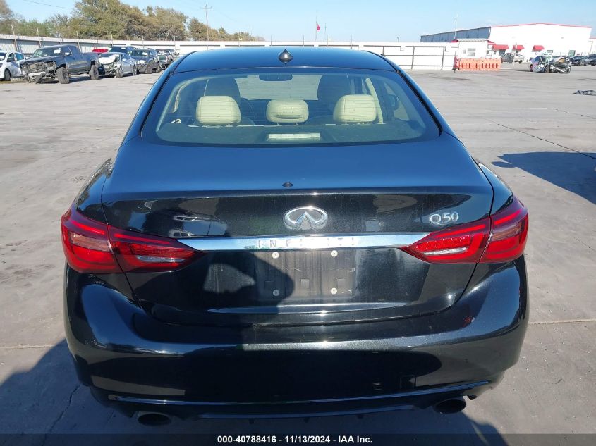 2019 Infiniti Q50 3.0T Luxe VIN: JN1EV7AP8KM515273 Lot: 40788416