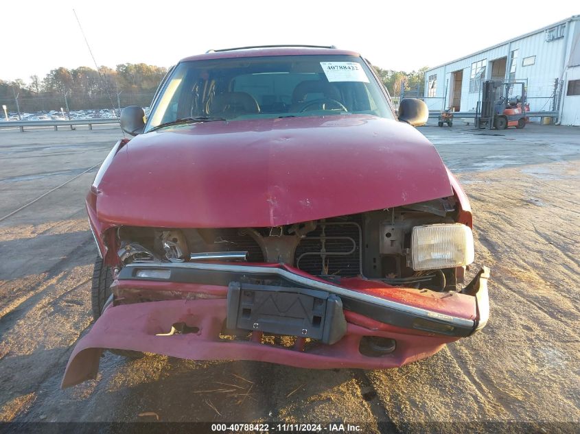 1996 Chevrolet Blazer VIN: 1GNDT13W8T2134026 Lot: 40788422