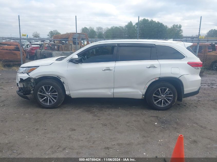 2017 Toyota Highlander Xle VIN: 5TDJZRFH2HS517272 Lot: 40788424