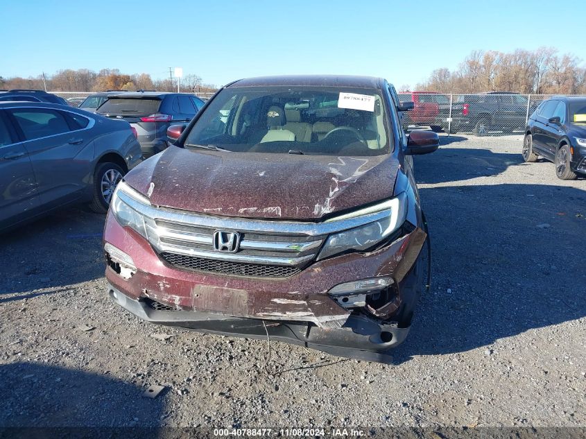 2016 Honda Pilot Ex VIN: 5FNYF5H39GB057595 Lot: 40788477