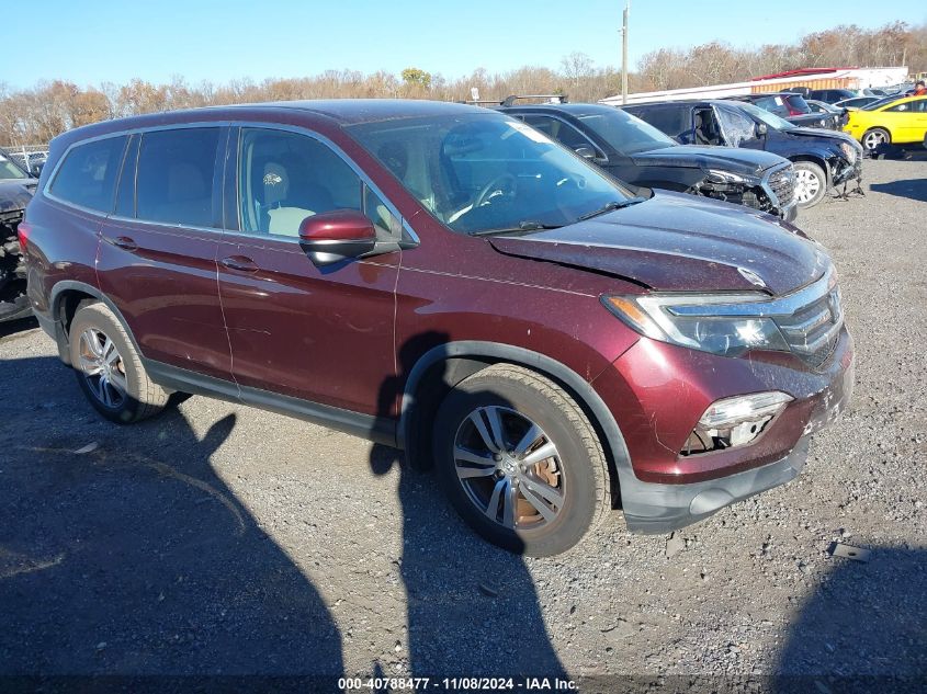 2016 Honda Pilot Ex VIN: 5FNYF5H39GB057595 Lot: 40788477