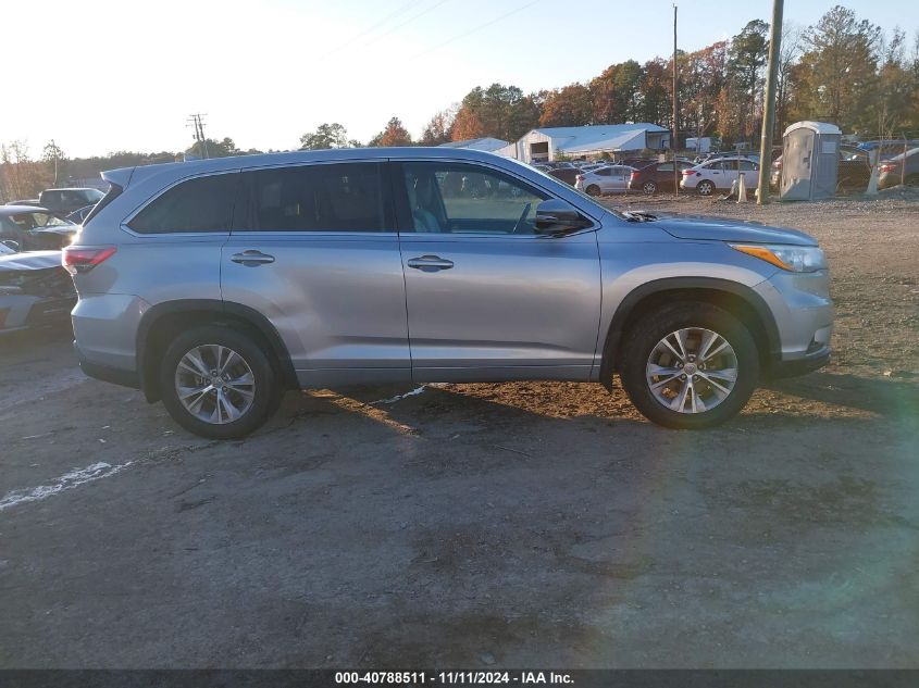 2015 Toyota Highlander Le Plus V6 VIN: 5TDBKRFH4FS150509 Lot: 40788511