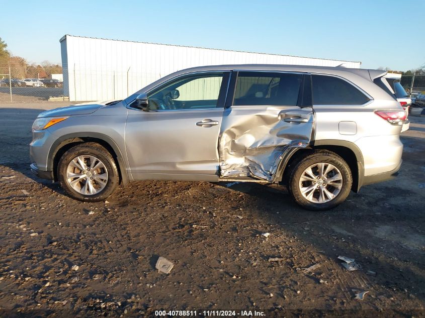 2015 Toyota Highlander Le Plus V6 VIN: 5TDBKRFH4FS150509 Lot: 40788511