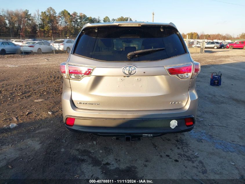 2015 Toyota Highlander Le Plus V6 VIN: 5TDBKRFH4FS150509 Lot: 40788511