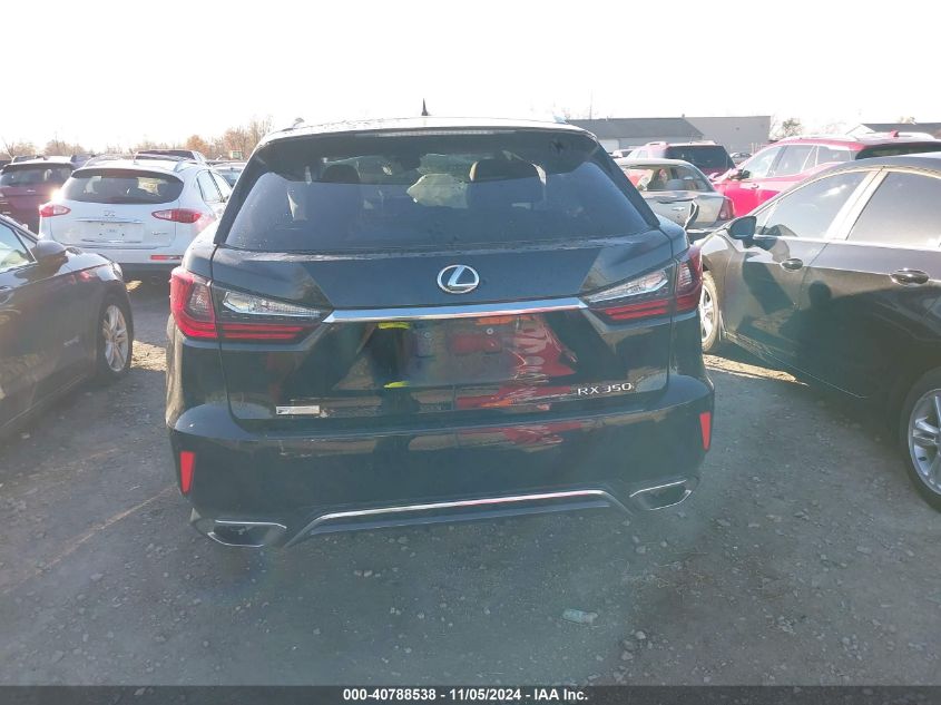 2018 Lexus Rx 350 F Sport VIN: 2T2BZMCA6JC151860 Lot: 40788538