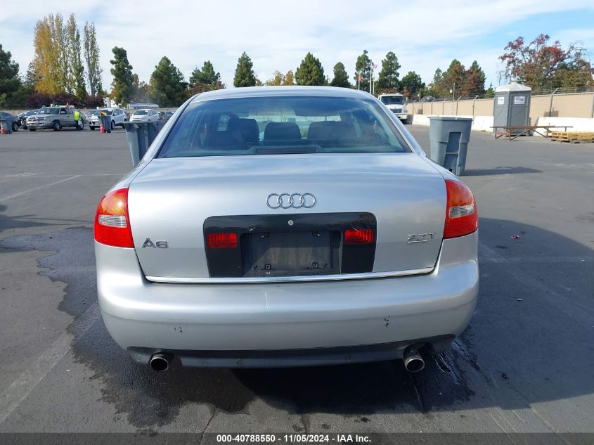 2002 Audi A6 2.7T VIN: WAULD64B42N018861 Lot: 40788550