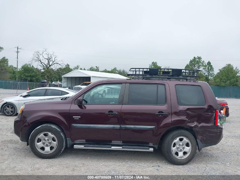 2011 Honda Pilot Lx VIN: 5FNYF3H28BB042848 Lot: 40788609