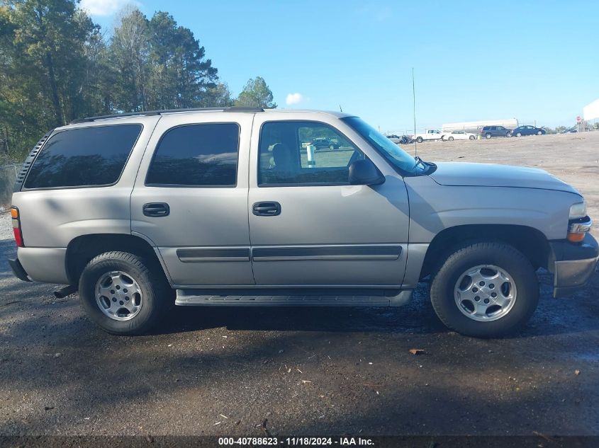 2005 Chevrolet Tahoe Ls VIN: 1GNEC13T25J195651 Lot: 40788623