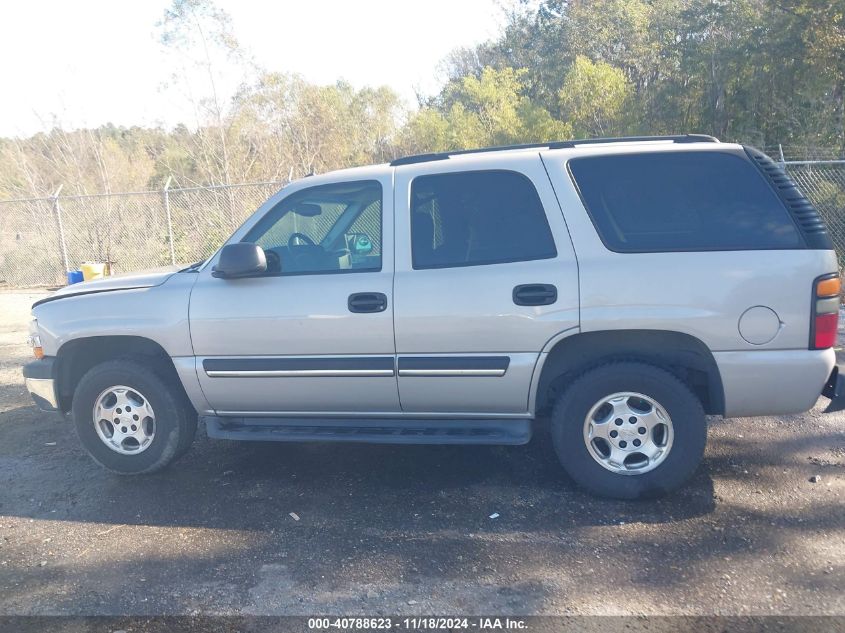 2005 Chevrolet Tahoe Ls VIN: 1GNEC13T25J195651 Lot: 40788623