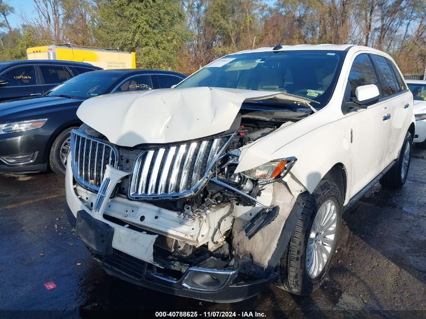 2012 LINCOLN MKX VIN: 2LMDJ6JK1CBL03874