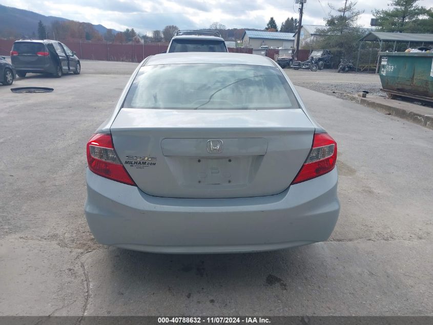 2012 Honda Civic Ex VIN: 19XFB2F88CE356589 Lot: 40788632