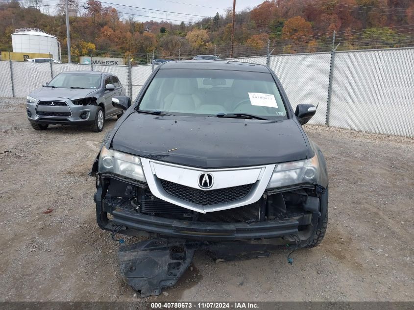 2013 Acura Mdx Technology Package VIN: 2HNYD2H36DH502041 Lot: 40788673