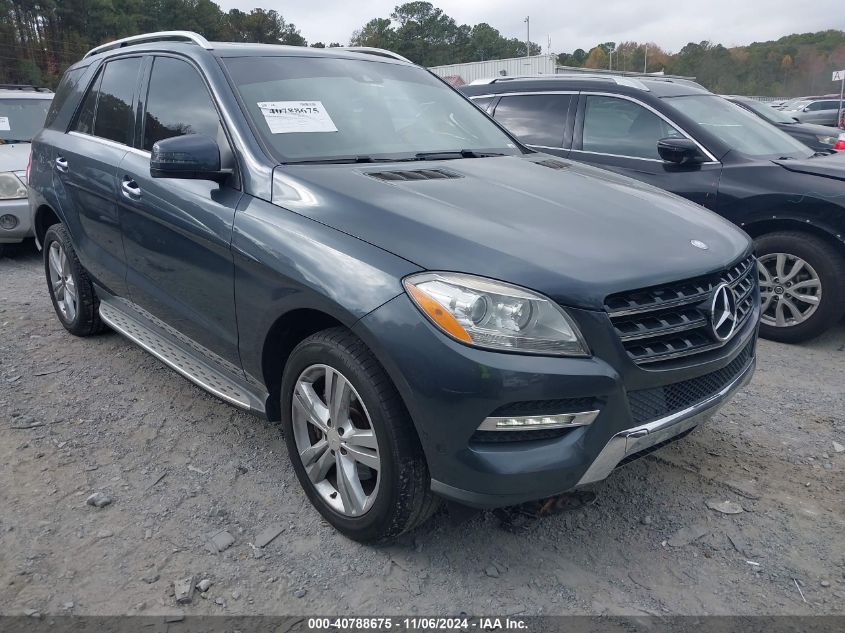 2013 Mercedes-Benz Ml 350 4Matic VIN: 4JGDA5HB4DA227401 Lot: 40788675