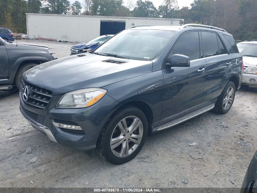 2013 Mercedes-Benz Ml 350 4Matic VIN: 4JGDA5HB4DA227401 Lot: 40788675