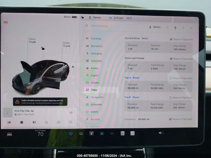 2020 Tesla Model 3 Standard Range Plus Rear-Wheel Drive/Standard Range Rear-Wheel Drive VIN: 5YJ3E1EA8LF495785 Lot: 40788685