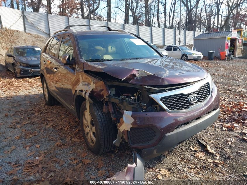 2013 Kia Sorento Lx V6 VIN: 5XYKTDA25DG344821 Lot: 40788687