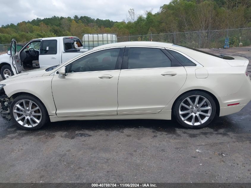 2016 Lincoln Mkz VIN: 3LN6L2G99GR620398 Lot: 40788704