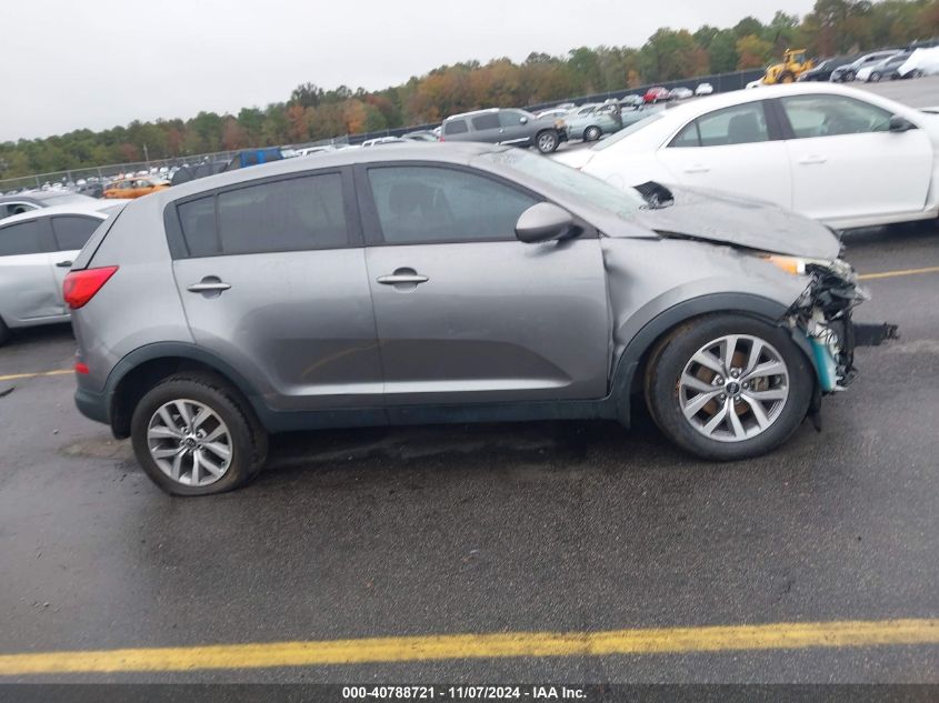 2016 Kia Sportage Lx VIN: KNPPB3AC4G789320 Lot: 40788721