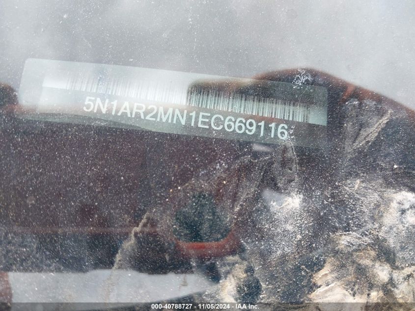 2014 NISSAN PATHFINDER SV - 5N1AR2MN1EC669116