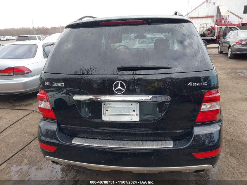 2010 Mercedes-Benz Ml 350 4Matic VIN: 4JGBB8GB7AA574661 Lot: 40788751