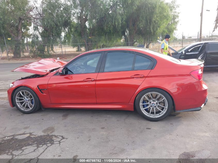 2015 BMW M3 VIN: WBS3C9C59FP805763 Lot: 40788782