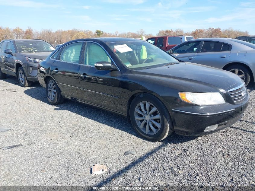 2008 Hyundai Azera Limited VIN: KMHFC46F48A319214 Lot: 40788828