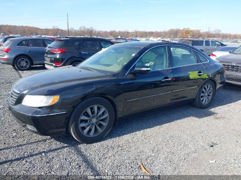 2008 Hyundai Azera Limited VIN: KMHFC46F48A319214 Lot: 40788828