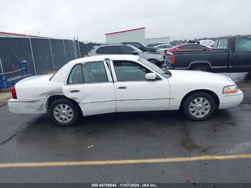 2004 Mercury Grand Marquis Ls VIN: 2MEFM75W34X685640 Lot: 40788845