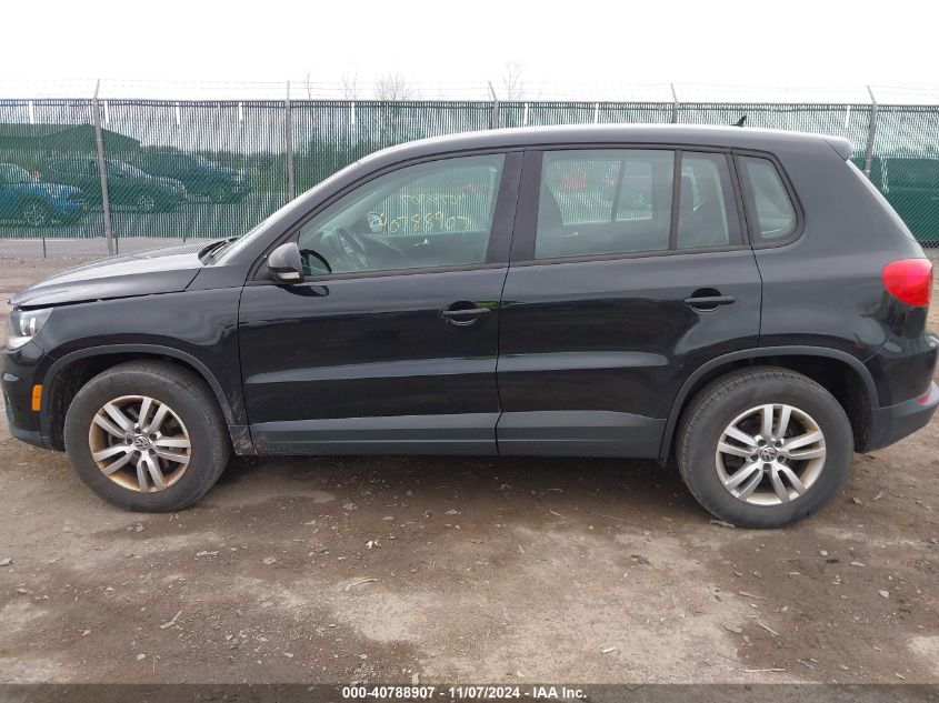 2013 VOLKSWAGEN TIGUAN S - WVGAV3AX0DW621109