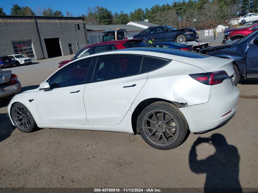 2021 Tesla Model 3 Standard Range Plus Rear-Wheel Drive VIN: 5YJ3E1EA7MF963300 Lot: 40788918