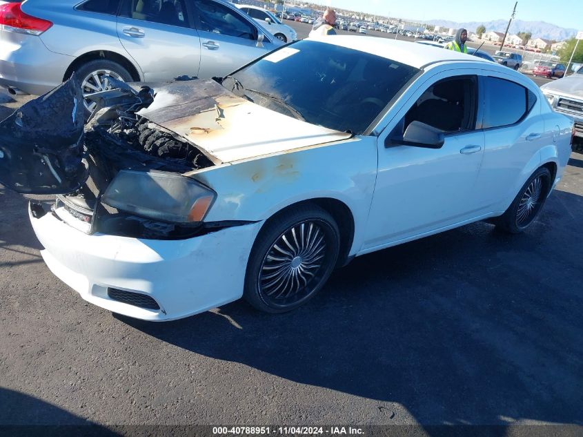 2014 Dodge Avenger Se VIN: 1C3CDZAB7EN116123 Lot: 40788951