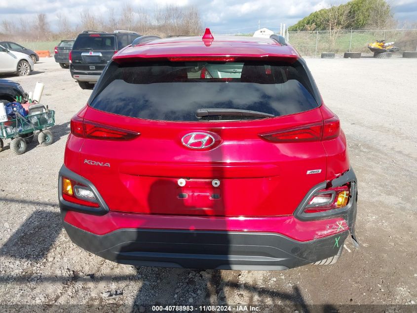 2021 Hyundai Kona Sel Plus VIN: KM8K6CAA2MU690568 Lot: 40788983