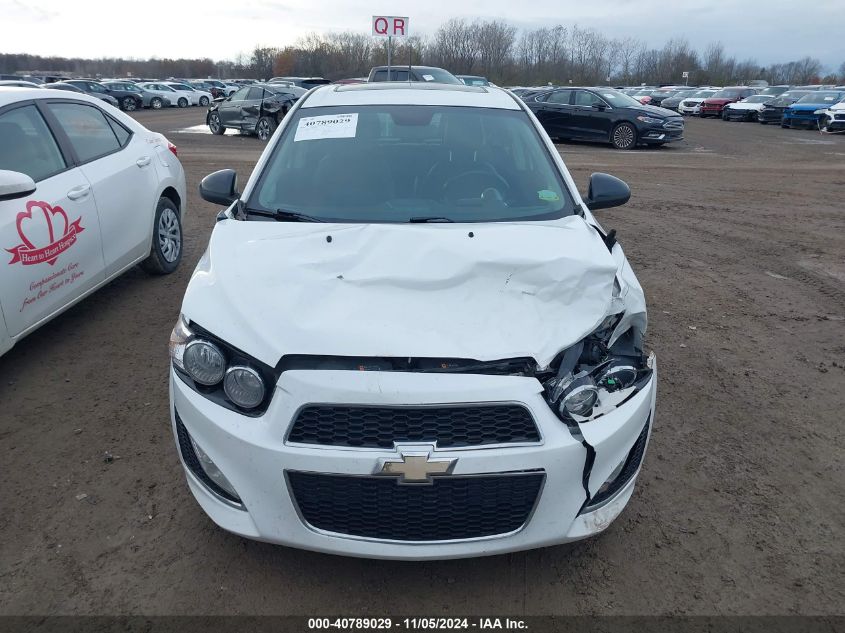 2013 Chevrolet Sonic Rs Auto VIN: 1G1JG6SB7D4138949 Lot: 40789029