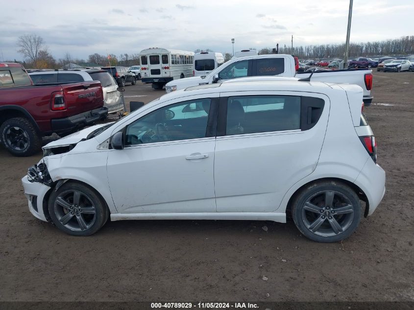 2013 Chevrolet Sonic Rs Auto VIN: 1G1JG6SB7D4138949 Lot: 40789029